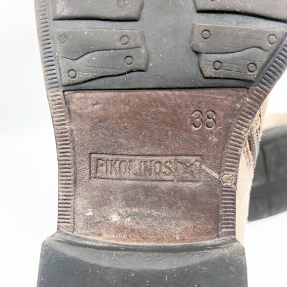 PIKOLINOS Ordino Brown Tan Suede Ankle Boots Shoes Womens 8 - Picture 10 of 11